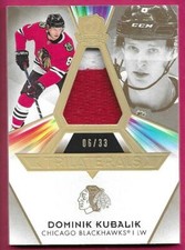 2019-20 UD Upper Deck The Cup DOMINIK KUBALIK Rookie Trilaterals Jersey 06/33
