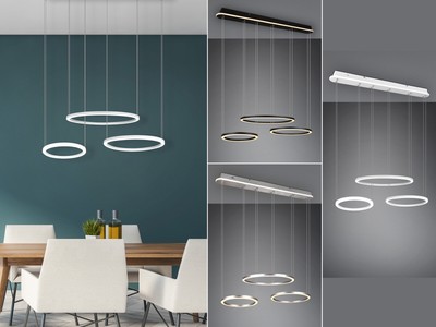 Ausgefallene Ring Lampen modern für über Kochinsel, Kücheninsel 