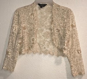 beige bolero jacket