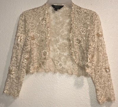cream bolero jacket