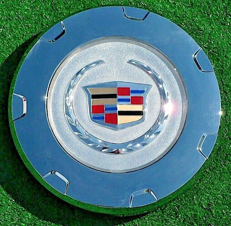 Juego de tapas centrales de fábrica Cadillac Escalade genuino GM OEM 22 pulgadas rueda 9598677 Foto 2 de 4