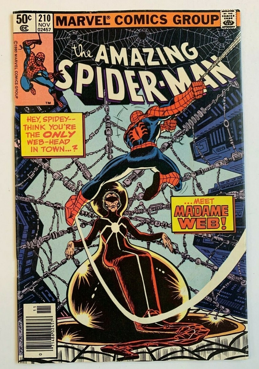 AMAZING SPIDER-MAN #210, Marvel Comics, our grade 6.5, 1st Madame