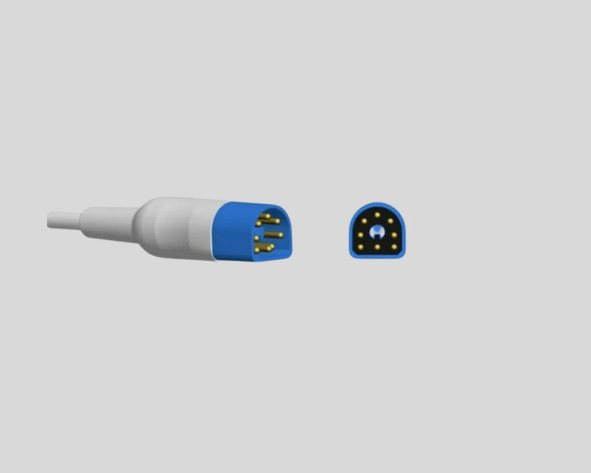 Philips IntelliVue MX450 M1941A Spo2 Extension Cable 8FT - Same