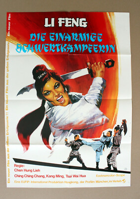 LI FENG - Die einarmige Schwertkämpferin A1-FILMPOSTER German 1Sheet Eastern ´86