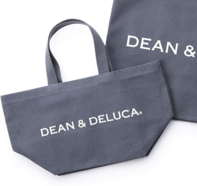 DEAN & DELUCA Tote Bag S Size Charcoal Gray Plain Practical