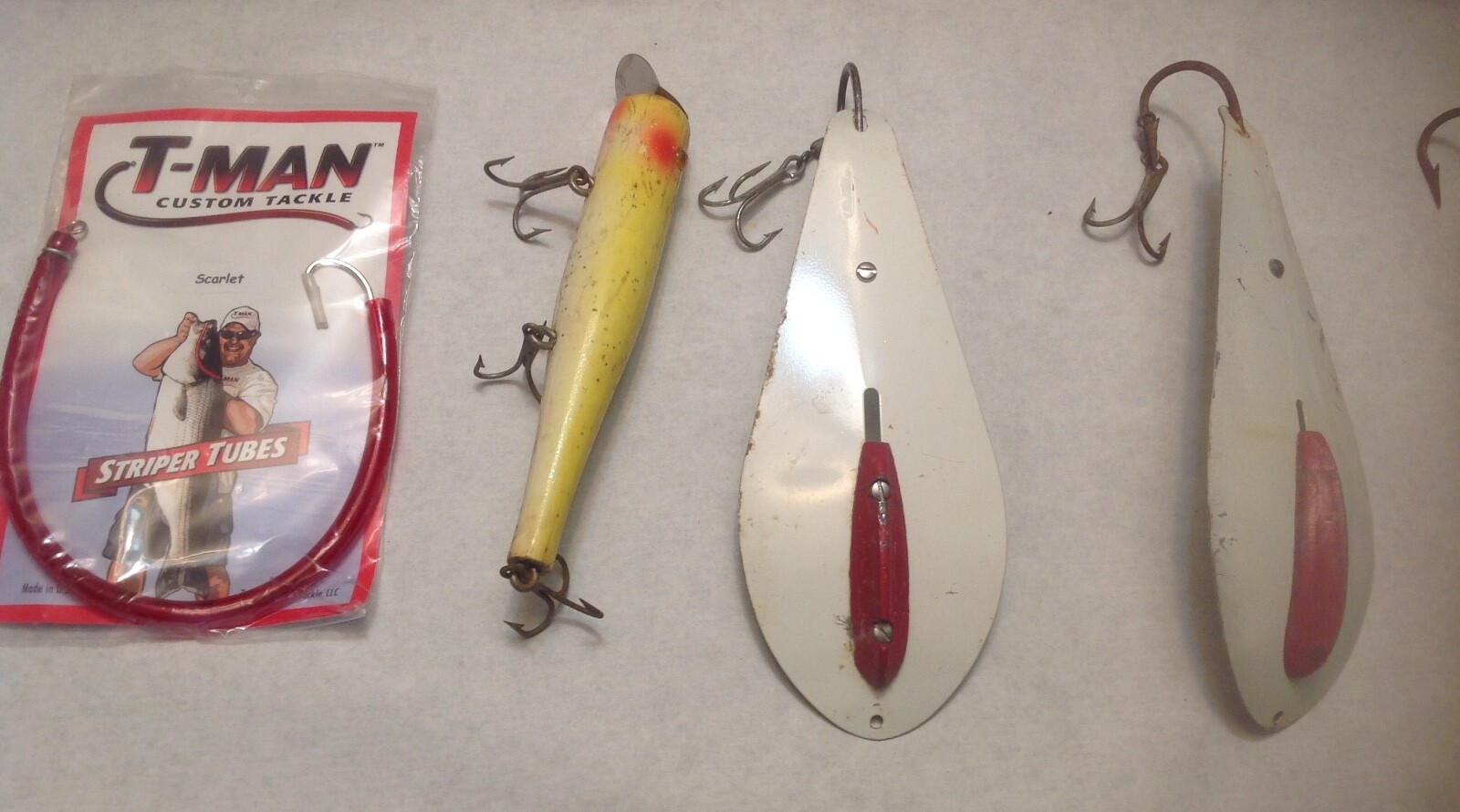 VINTAGE TROLLING SPOONS STRIPED BASS LOT OF 7 - Image 2