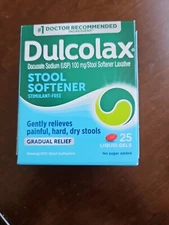 Dulcolax Stool Softener 25 Liquid Gels 1 Pack
