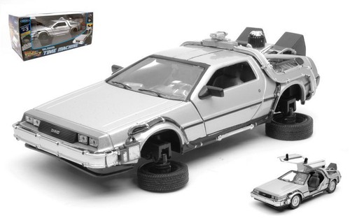 Welly WE22441FV DE LOREAN RITORNO AL FUTURO 2 FLYING WHEEL VERSION 1:24 Modellin