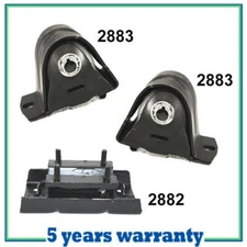 Engine Motor & Trans. Mount M1108 97-06 For Jeep Wrangler 2.4L / 4.0L Set 3PCS