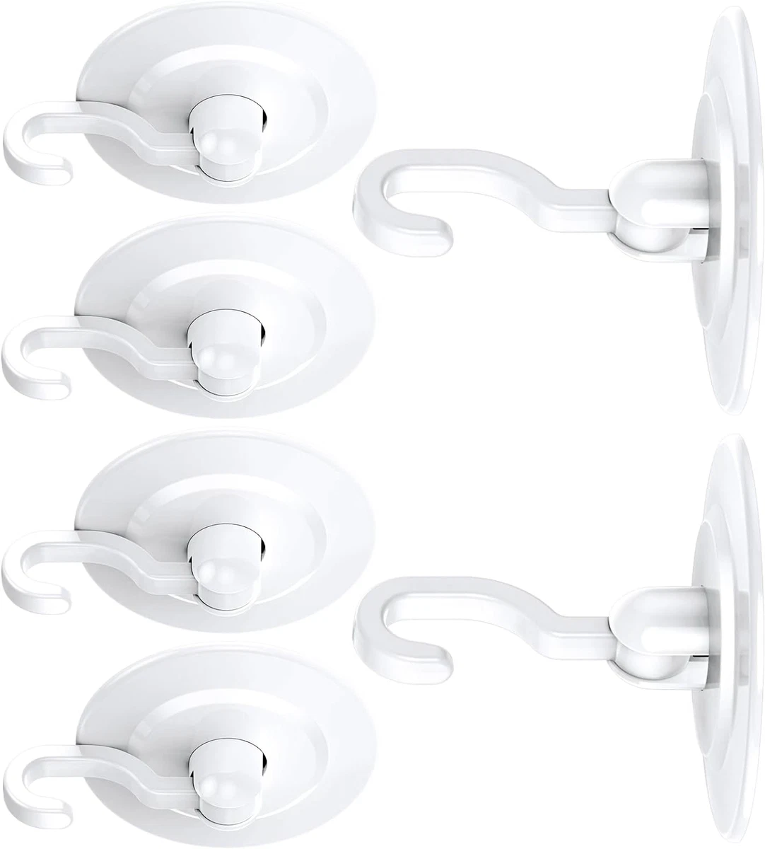 4 Heavy Duty Adhesive Hanging Hooks