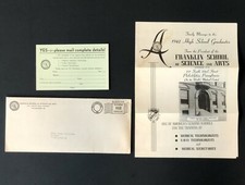 1942 Franklin School Of Science and Arts Brochure College Philadelphia Vintage