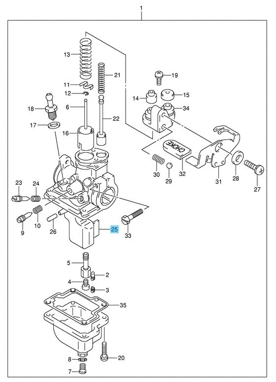 SUZUKI JR50 85-06 Genuine Carburetor Float 13252-04011 OEM - Image 4 of 4