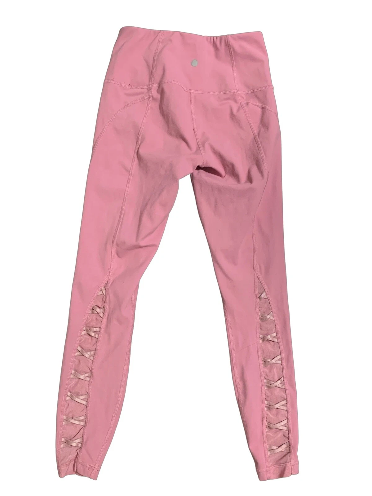 yogalicious solid lace up leggings