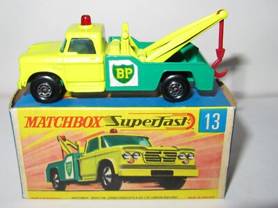 MATCHBOX SUPERFAST No.13 DODGE WRECK TRUCK - VNR NEUWERTIG/PERFEKT