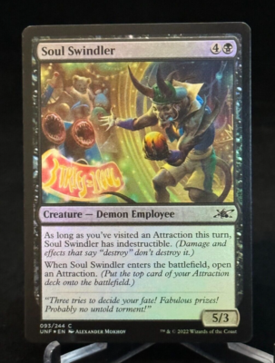 MTG Magic UNF Unfinity Foil Soul Swindler