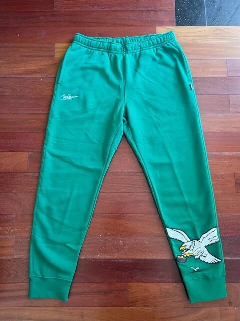 kelly green adidas track pants
