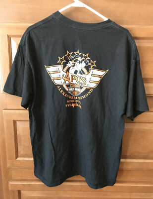 Harley Davidson MN Black T Shirt Sz XL MotorCycles Men's 100