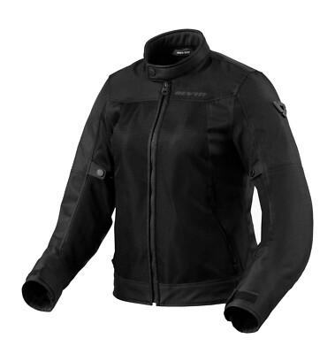 Rev'It Eclipse 2 Womens Textile Motorcycle Jacket Black 38 EUR
