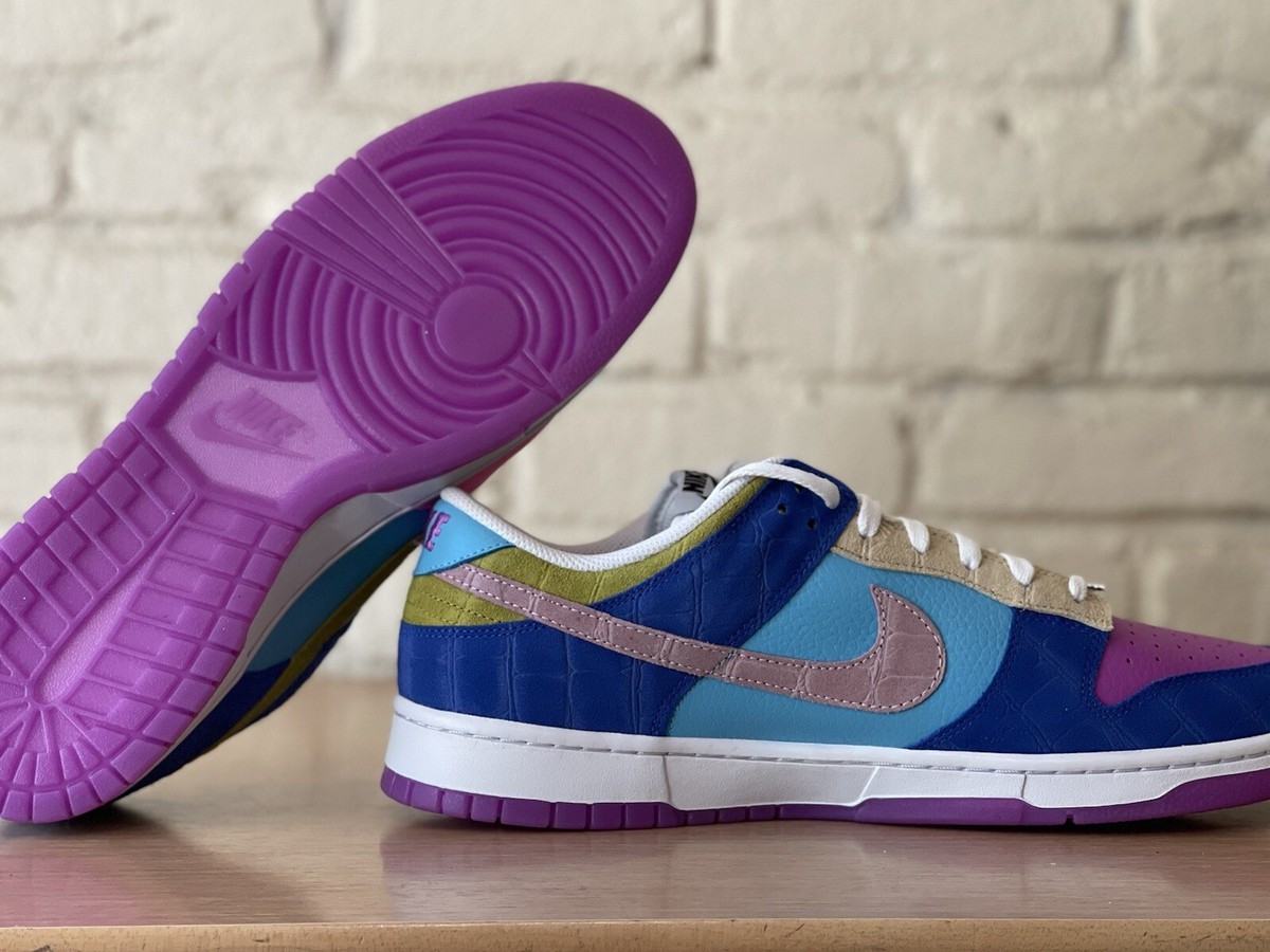 Nike Dunk Low Retro ID By Basketball What The Multicolor Men Size