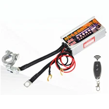 Wireless Remote Car Battery Isolator Disconnect Power Switch Auto Cut Off Kill