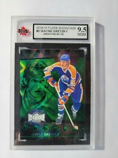 Wayne Gretzky 2014-15 Precious Metal Gem GREEN Hockey Card #3/100 KSA Graded 9.5