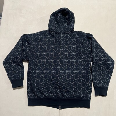 Famous Stars And Straps Y2K Travis Barker Full Zip Hoodie Size L