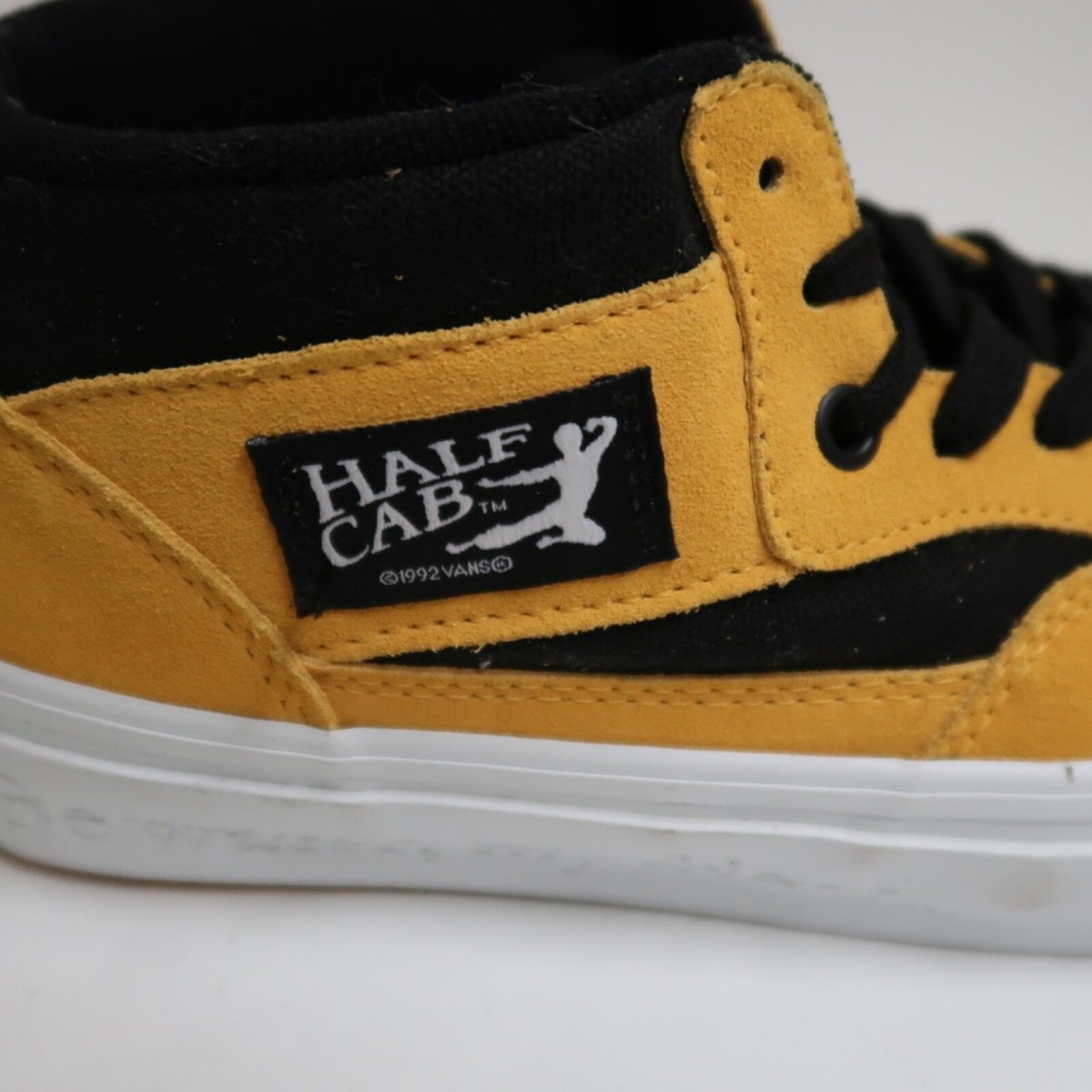 Vans x Bruce Lee Half‎ Cab Skate Shoes Men\'s 8.5 Duracap Black Yellow Vintage 1992 Vans X Bruce Lee Half Cab Black Yellow Men main image 2