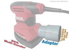 Vacuum Hose Adapter SKIL Corded Multi-Function Detail Sander to Ridgid Shop Vac