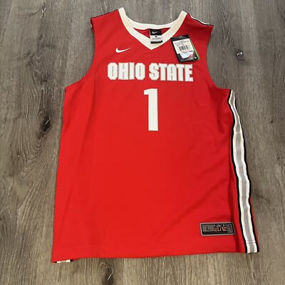 Youth Ohio State Buckeyes NCAA Basketball Nike Jersey Size Youth Large NEW
