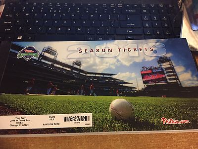 2016 PHILADELPHIA PHILLIES SEASON TICKET STUB PICK YOUR GAME PART 1 DROPBOX 