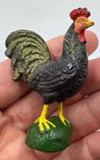 Originale alte antike Lineol Elastolin Masse Figur Handarbeit? Hahn Gockel