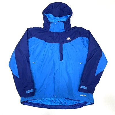 Rare Adidas Outdoor GORE-TEX 3 Layer Premium Jacket Purple/Blue 