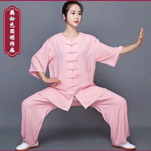 Chinese Tai Chi Clothing Kung Fu Uniforms Wushu Martial Arts Suit Adults Unisex - Picture 11 of 14