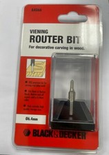 Black & Decker Viening Router Bit A4066 For Decorative Carving In Wood