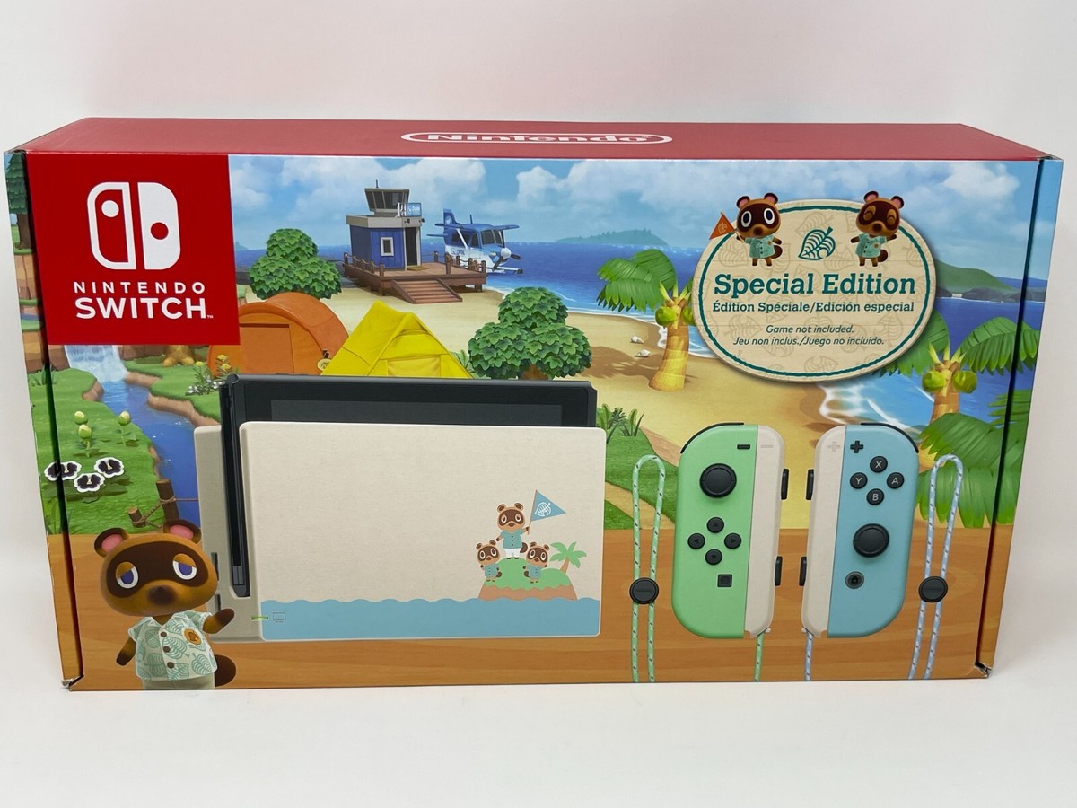 Nintendo Switch HAC-001 Animal Crossing New Horizon Special