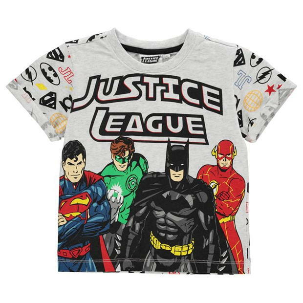BOYS DC COMICS JUSTICE LEAGUE BATMAN SUPERMAN SHORT SLEEVE T-SHIRT SHIRT TOP