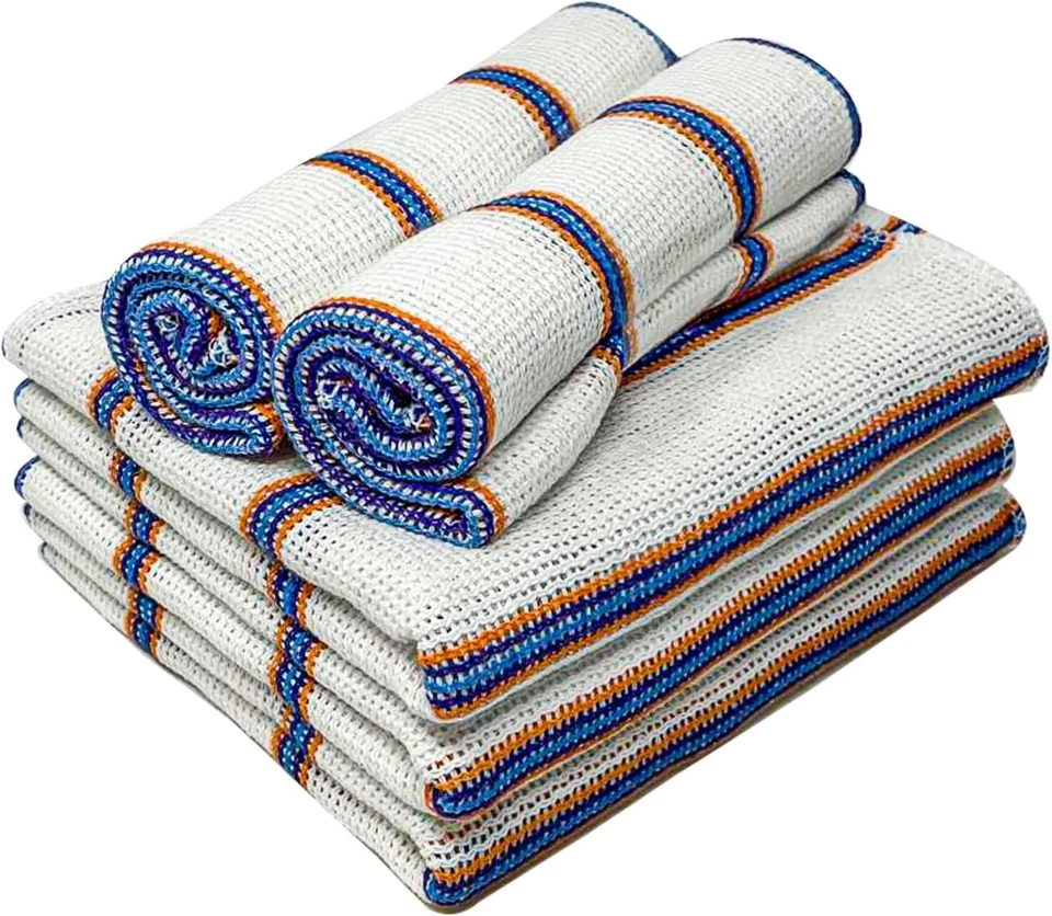 Cotton Dish Cloths Extra Large Reusable & Washable Kitchen Washing Up Cloths - Image 1 of 1