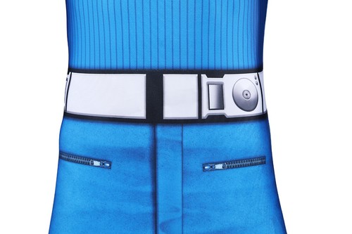 Costume cosplay Johnny Storm Human Torch The Fantastic Four body Zentai - Foto 10 di 20