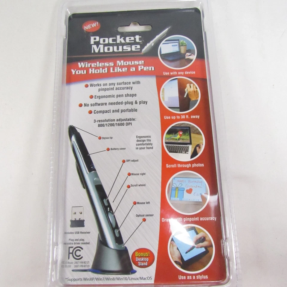 Pocket Mouse Pen Wireless Un-Opened NIB - Image 3 of 4