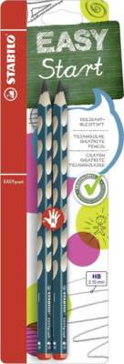 Ergonomischer Dreikant-Bleistift für Rechtshänder - STABILO EASYgraph in petrol