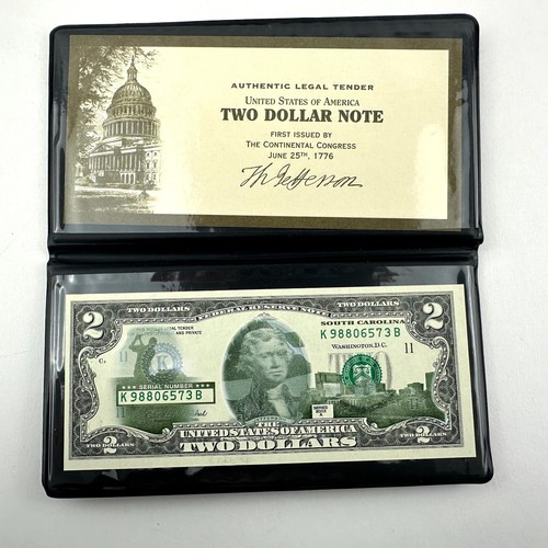 World Reserve Monetary Exchange Series 2003A banconota da 2 dollari SN: K98806573B NUOVA - Foto 1 di 9