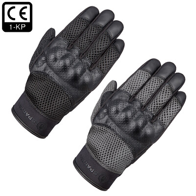 Oxford Spartan Air Short Motorradhandschuhe belüftet Sommer Motorrad Handschuhe schwarz
