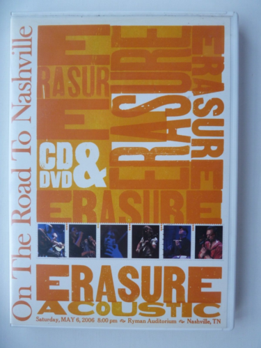 Erasure - On The Road To Nashville (DVD + CD, 2007, 2-Disc Set) 2006 Concert - Zdjęcie 1 z 4