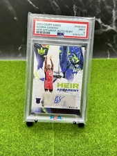 2023 Panini Court Kings Adama Sanogo Heir Apparent #HASAN Ruby /99 RC Auto PSA 9