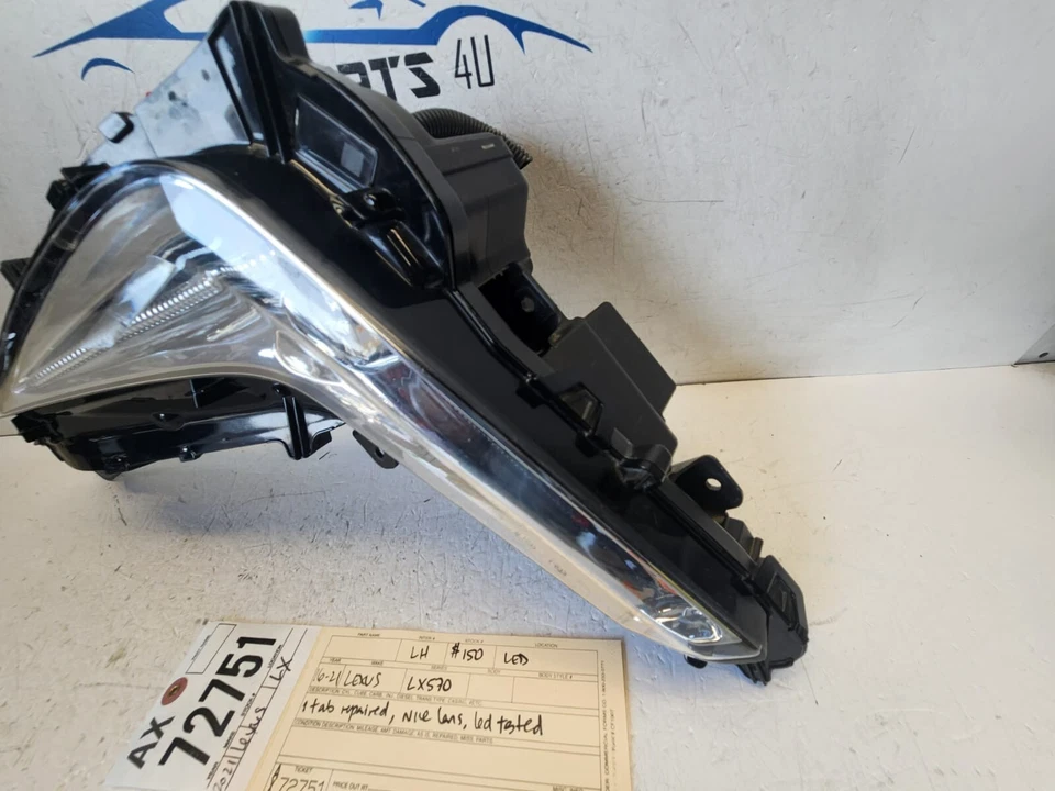 Luz antiniebla LED conductor izquierdo OEM AX72751 LEXUS LX570 LX 570 2016 2019 20 2021 Foto 2 de 4