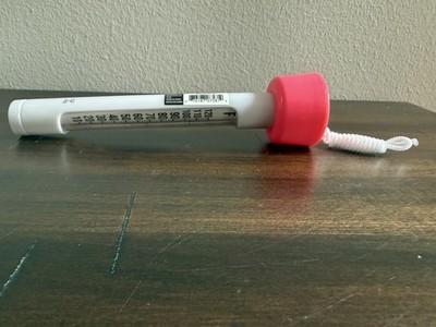 New Mainstays Floating Analog Pool Thermometer In Pink, 2.2 x 1.8 x 7.3 
