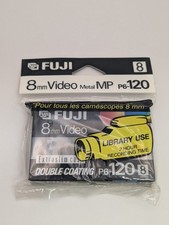 Fuji 8mm Video Tape P6-120 Metal MP Double Coating Extra Slim Case Sealed NEW