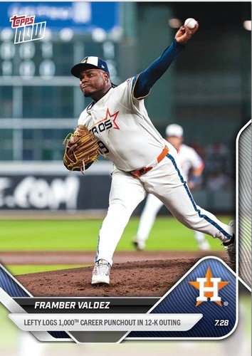 2025 Topps Now 481 Framber Valdez