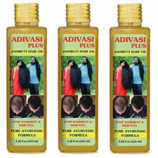 Adivasi Plus Hair Oil Natural Hair Growth Jadibuti Herbal Oil For Women and Men