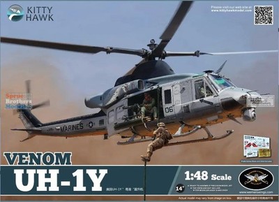 ZIMKH80124 1:48 Zimi Model Kitty Hawk UH-1Y Venom